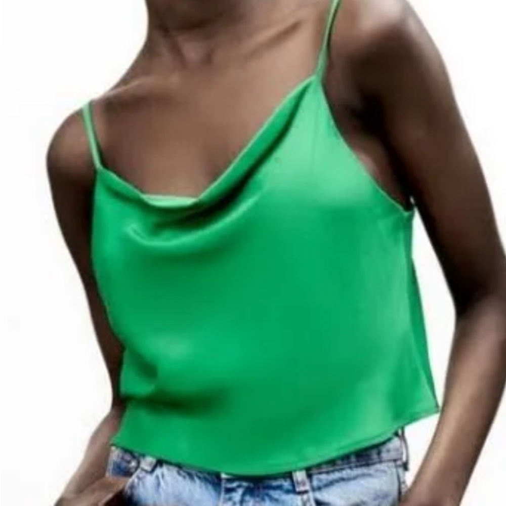 ZARA Green Tank